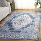 Safavieh Arizona 236 Power Loomed Traditional Rug Grey / Blue Polyester