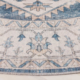 Safavieh Arizona 236 Power Loomed Traditional Rug Grey / Blue Polyester