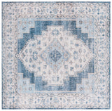 Safavieh Arizona 236 Power Loomed Traditional Rug Grey / Blue Polyester