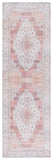 Safavieh Arizona 236 Power Loomed Traditional Rug Rust / Light Brown Polyester