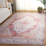 Safavieh Arizona 236 Power Loomed Traditional Rug Rust / Light Brown Polyester