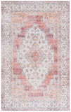 Safavieh Arizona 236 Power Loomed Traditional Rug Rust / Light Brown Polyester