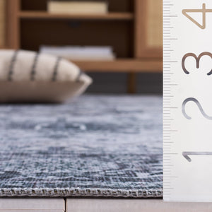 Safavieh Arizona Traditional Style Runner Rug - Power Loomed, Durable Polyester, Easy Maintenance, Stylish Design Grey ,Grey Polyester Arz237f-6sq