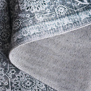 Safavieh Arizona Elegant Grey/Green Area Rug – 5x8 Durable, Washable, Slip Resistant For Stylish Spaces Grey ,Grey Polyester Arz237f-5