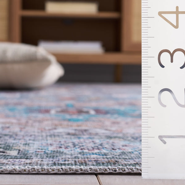 Safavieh Arizona Elegant Traditional Area Rug - Stylish Power-loomed Design For Modern Home Decor And Safety Copper ,Green Polyester Pile Arz239t-3