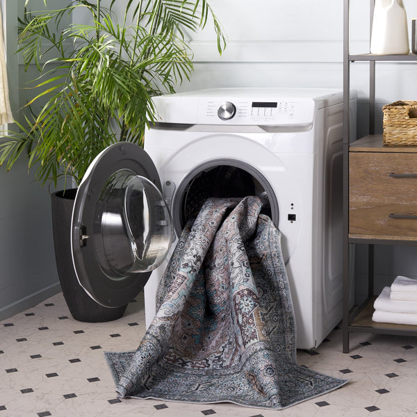 Safavieh Arizona Elegant Traditional Area Rug - Stylish Power-loomed Design For Modern Home Decor And Safety Copper ,Green Polyester Pile Arz239t-3