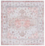 Safavieh Arizona 241 Power Loomed Traditional Rug Beige / Rust Polyester