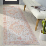 Safavieh Arizona 243 Power Loomed Traditional Rug Rust / Beige Polyester