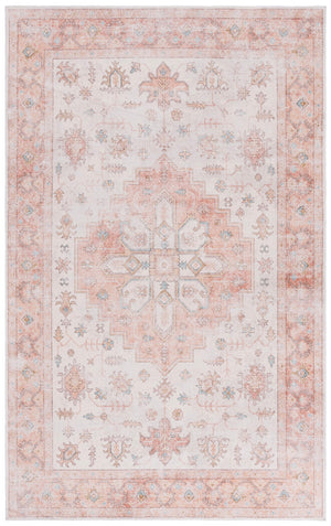 Safavieh Arizona 243 Power Loomed Traditional Rug Rust / Beige Polyester