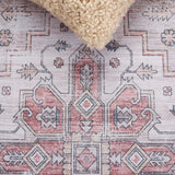 Safavieh Arizona 243 Power Loomed Traditional Rug Sage / Rust Polyester