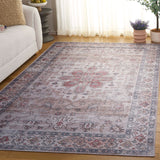 Safavieh Arizona 243 Power Loomed Traditional Rug Sage / Rust Polyester