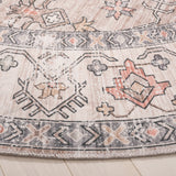 Safavieh Arizona 243 Power Loomed Traditional Rug Sage / Rust Polyester