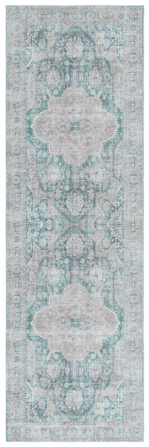 Safavieh Arizona Area Rug - Timeless Elegance With Durable Polyester, Washable & Slip Resistant Design Sage ,Grey Polyester Arz244y-4