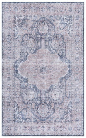 Safavieh Arizona Traditional Area Rug Runner - Stylish, Durable, And Washable For Modern Home Decor Solutions Sage ,Grey Polyester Arz244y-5