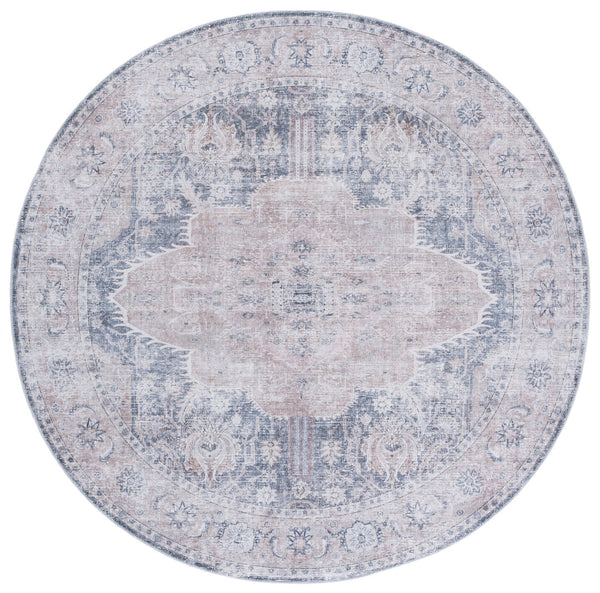 Safavieh Arizona Area Rug - Timeless Elegance With Durable Polyester, Washable & Slip Resistant Design Sage ,Grey Polyester Arz244y-4