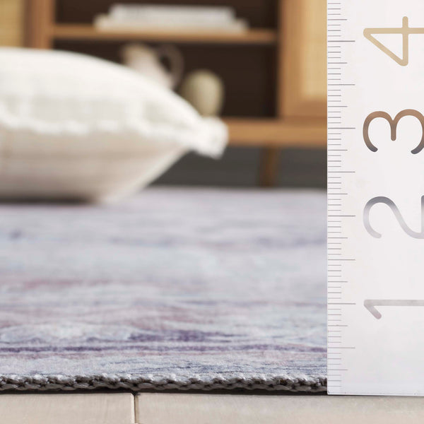 Safavieh Arizona Power Loomed Area Rug - Elegant Ivory And Grey Design, Durable, Washable, Slip Resistant Ivory ,Grey Polyester Arz245a-5