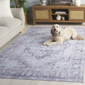 Safavieh Arizona Elegant Area Rug - Durable, Washable, Slip-resistant, Chic Design For Timeless Home Style Ivory ,Grey Polyester Arz245a-8