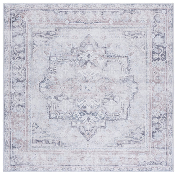 Safavieh Arizona Elegant Area Rug - Durable, Washable, Slip-resistant, Chic Design For Timeless Home Style Ivory ,Grey Polyester Arz245a-8