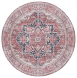 Safavieh Arizona 247 Power Loomed Traditional Rug Dark Red / Beige Polyester