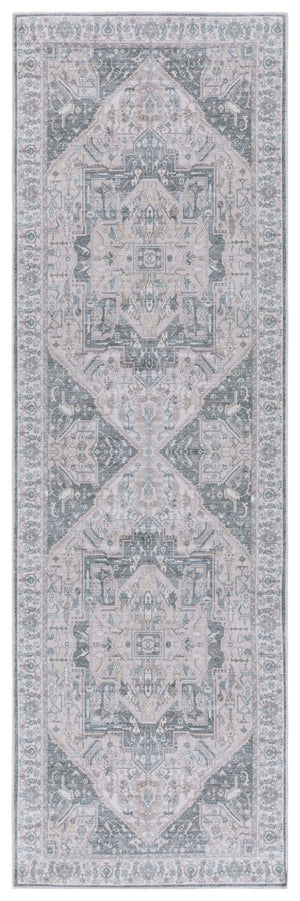 Safavieh Arizona 249 Power Loomed Traditional Rug Beige / Grey Polyester