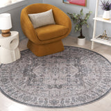 Safavieh Arizona 249 Power Loomed Traditional Rug Beige / Grey Polyester