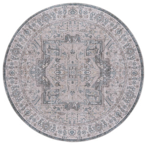 Safavieh Arizona 249 Power Loomed Traditional Rug Beige / Grey Polyester