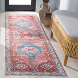 Safavieh Arizona 251 Power Loomed Traditional Rug Red / Blue Polyester