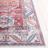 Safavieh Arizona 251 Power Loomed Traditional Rug Red / Blue Polyester