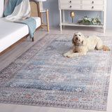 Safavieh Arizona 259 Power Loomed Traditional Rug Blue / Grey Polyester