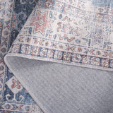 Safavieh Arizona 259 Power Loomed Traditional Rug Blue / Grey Polyester