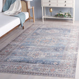 Safavieh Arizona 259 Power Loomed Traditional Rug Blue / Grey Polyester