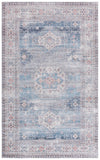 Safavieh Arizona 259 Power Loomed Traditional Rug Blue / Grey Polyester