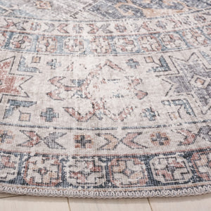 Safavieh Arizona 259 Power Loomed Traditional Rug Blue / Grey Polyester