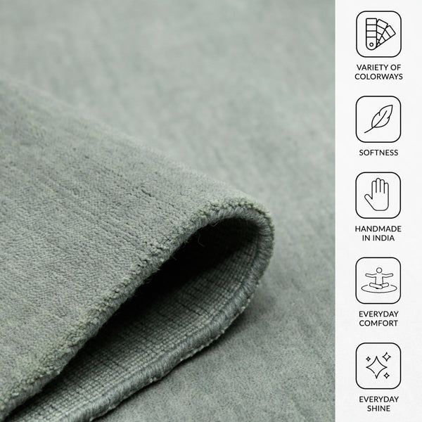 Amer Rugs Arizona Hand-woven Area Rug - Luxurious Soft Touch, Versatile Design For Any Home Décor Setting Link Water Wool Arz30203