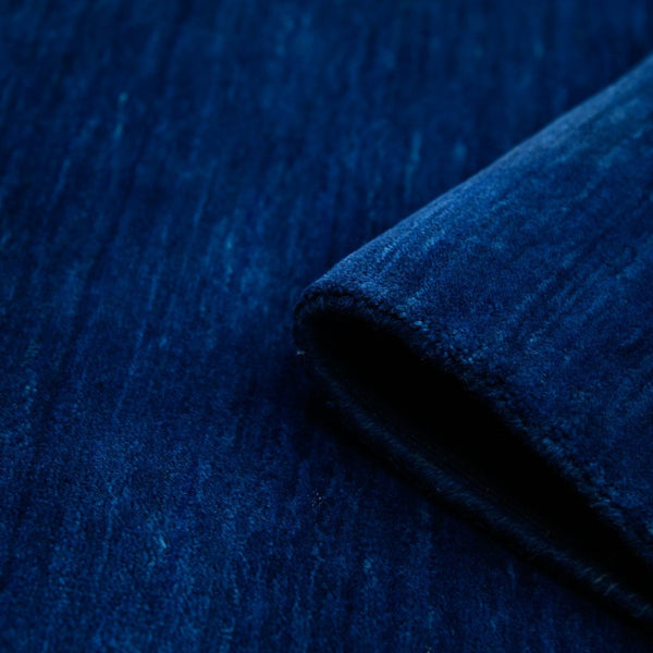 Amer Rugs Arizona Hand-woven Area Rug - Luxurious Soft Touch, Versatile Design For Any Home Décor Setting Navy Blue Wool Arz300203