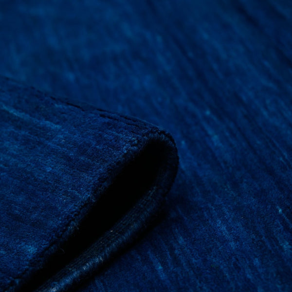 Amer Rugs Arizona Hand-woven Area Rug - Luxurious Soft Touch, Versatile Design For Any Home Décor Setting Navy Blue Wool Arz300203