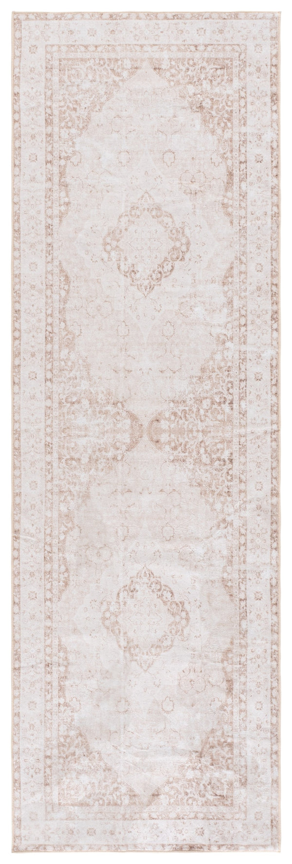 Safavieh Arizona Classic Medallion Area Rug In Beige & Light Taupe — Durable, Washable, Slip-Resistant Finish 3'-0" x 5'-0" ARZ301B-3