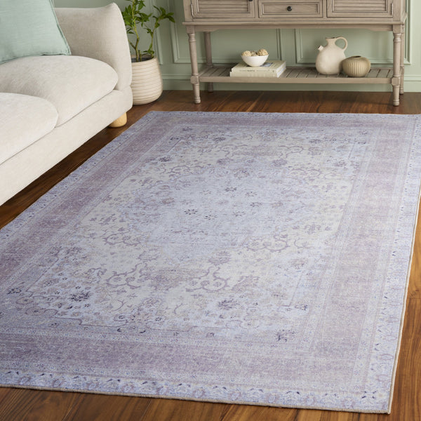Safavieh Arizona Traditional Ivory Beige Floral Runner Rug, Low-Profile Polyester Pile, Slip-Resistant Backing For Hallways And Entryways 2'-6" x 8'-0" ARZ302A-28