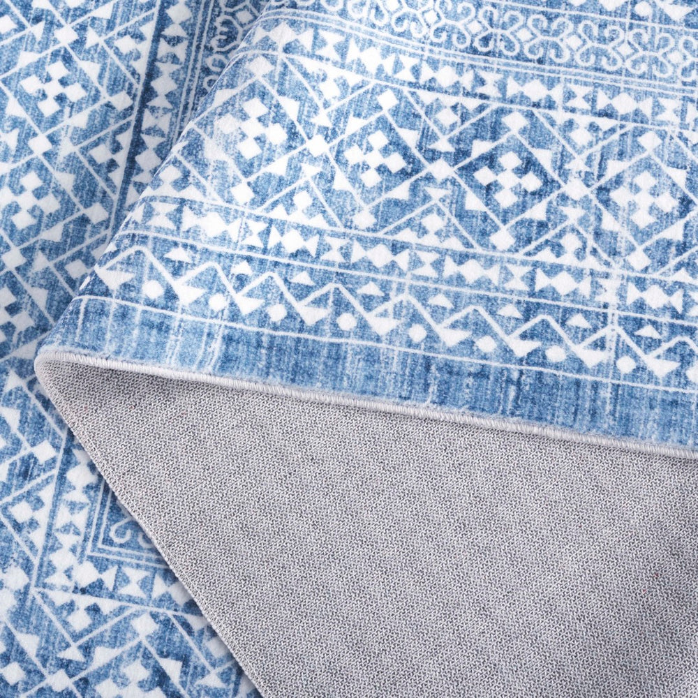 Safavieh Arizona 303m Blue / Ivory Blue ,Ivory Polyester Arz303m-8