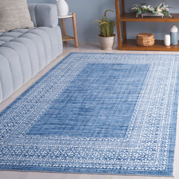 Safavieh Arizona 303m Blue / Ivory Blue ,Ivory Polyester Arz303m-8