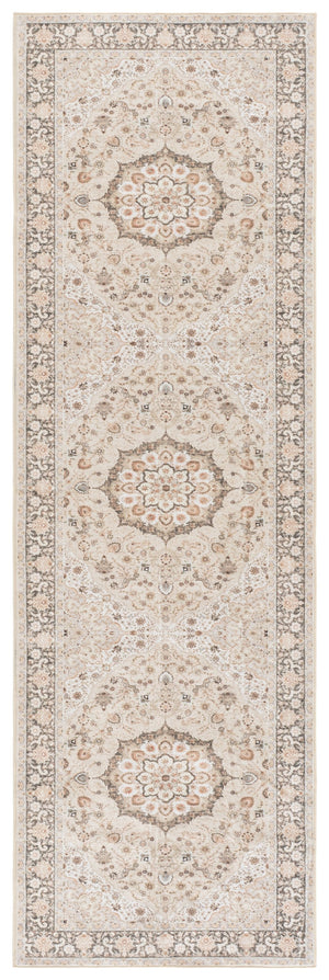 Safavieh Arizona Sage And Ivory Floral Runner Rug — Low-Profile, Durable Polyester, Machine-Washable, Slip-Resistant Elegance 2'-6" x 8'-0" ARZ306W-28