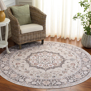 Safavieh Arizona Sage And Ivory Floral Runner Rug — Low-Profile, Durable Polyester, Machine-Washable, Slip-Resistant Elegance 2'-6" x 8'-0" ARZ306W-28