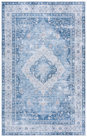 Safavieh Arizona Exquisite Area Rug - Durable, Slip-resistant, Washable Design For Elegant Home Décor Blue ,Light Blue Polyester Arz320m-8