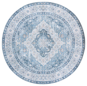 Safavieh Arizona Exquisite Area Rug - Durable, Slip-resistant, Washable Design For Elegant Home Décor Blue ,Light Blue Polyester Arz320m-8