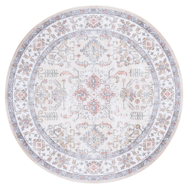 Safavieh Arizona Traditional Runner Rug - Elegant Beige And Ivory Design, Slip-resistant, Washable, 8ft Long Beige ,Ivory Polyester Arz321b-6r