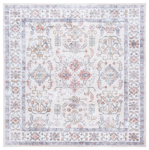 Safavieh Arizona Traditional Runner Rug - Elegant Beige And Ivory Design, Slip-resistant, Washable, 8ft Long Beige ,Ivory Polyester Arz321b-6sq