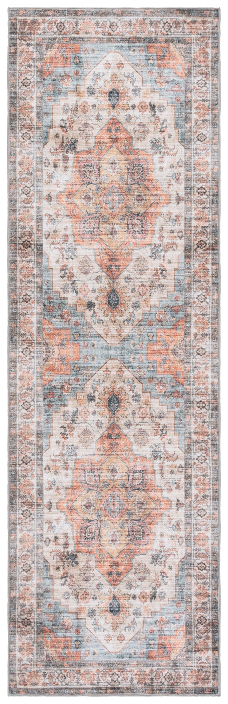 Safavieh Arizona Elegant Area Rug In Warm Tones - Durable, Washable, And Slip Resistant For Effortless Style Light Brown ,Rust Polyester Arz326t-6