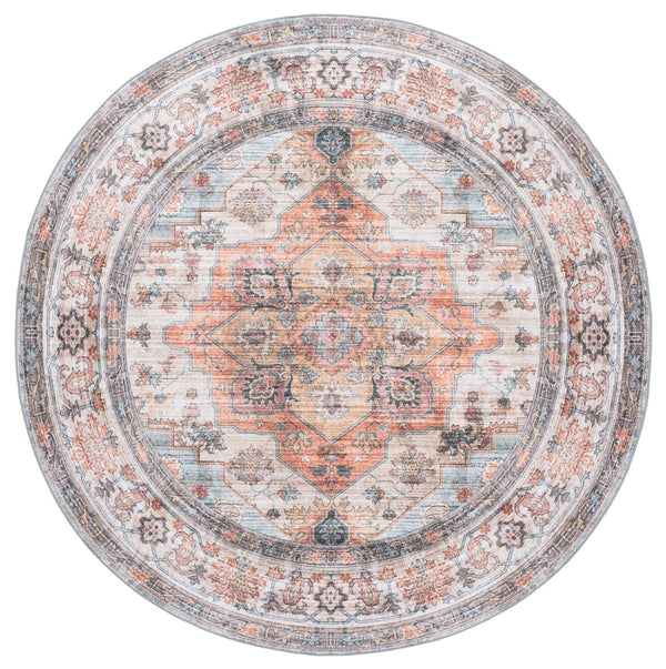 Safavieh Arizona Elegant Runner Rug: Timeless Light Brown And Rust Design For Hallways And Entryways Light Brown ,Rust Polyester Arz326t-6r