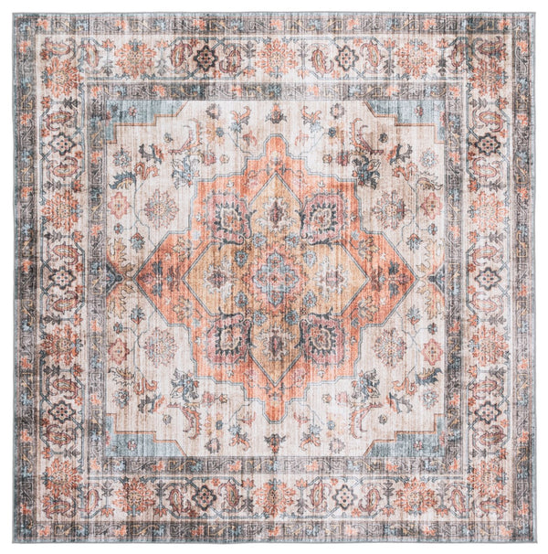 Safavieh Arizona Elegant Runner Rug: Timeless Light Brown And Rust Design For Hallways And Entryways Light Brown ,Rust Polyester Arz326t-6sq