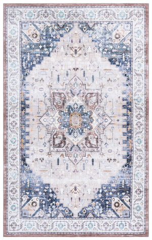 Safavieh Arizona Beige Ivory Area Rug — Low-Pile Traditional Design, Durable Polyester, Washable, Slip-Resistant Flooring Accent For Living Rooms And Dining Spaces 8'-0" x 10'-0" ARZ333C-8
